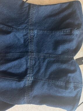 Express Indigo Denim Strapless Tank